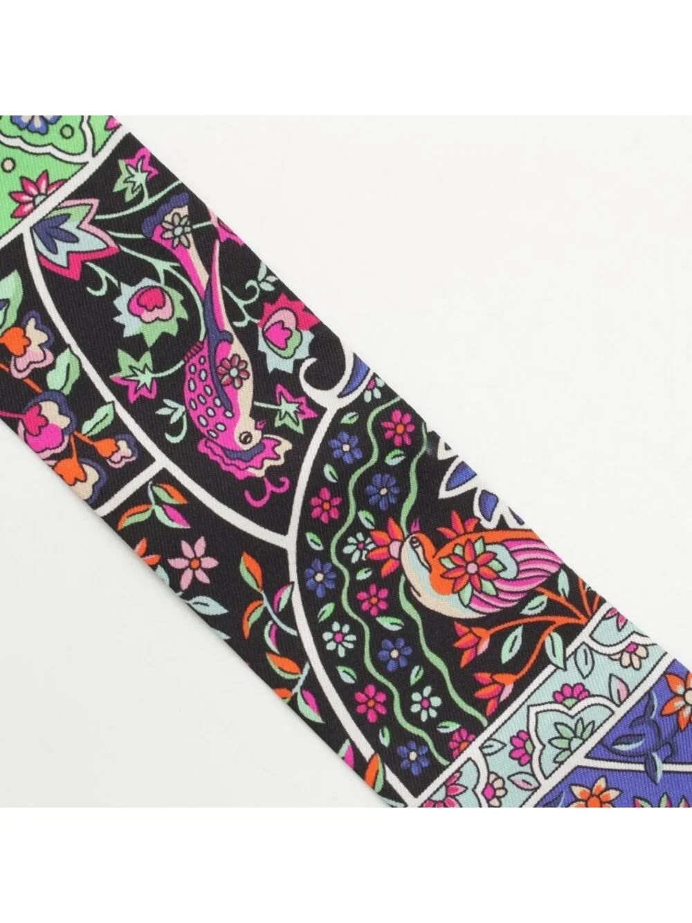★SOLD★ Hermes Twilly Au Pays Des Oiseaux in the Land of Flowering Birds Silk - Picture 6 of 8